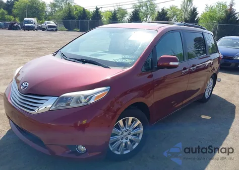 2015 Toyota Sienna Limited Premium 7 Passenger from USA, damaged, VIN 5TDYK3DC6FS593937